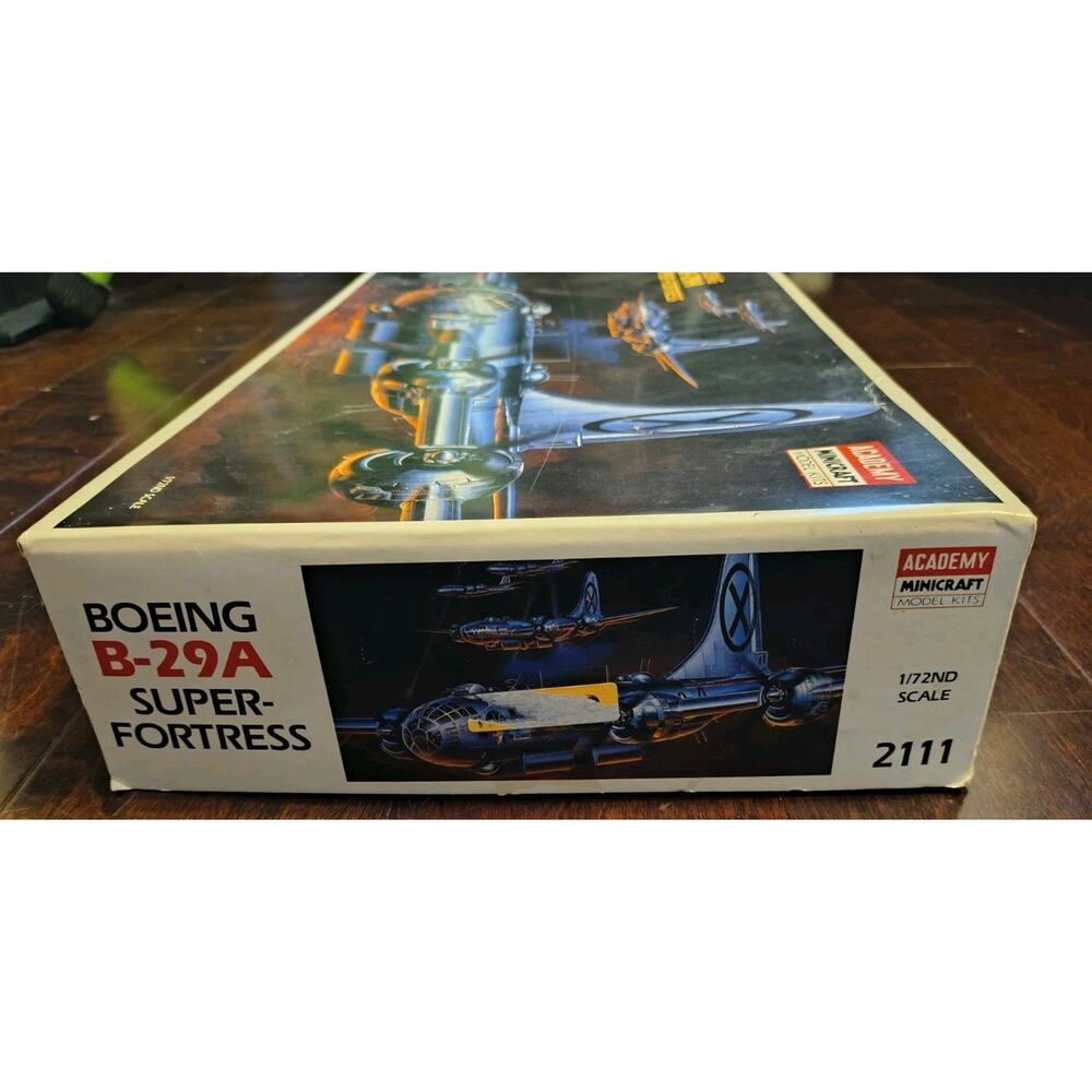Vintage Academy Minicraft Boeing B-29A Super Fortress 1/72 Sealed Model Kit 2111 - Picture 3 of 11